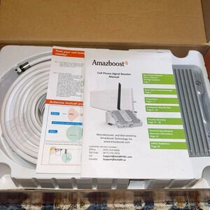 NIB Amazboost Five Band Signal Cell Phone Booster Wireless Signal Booster